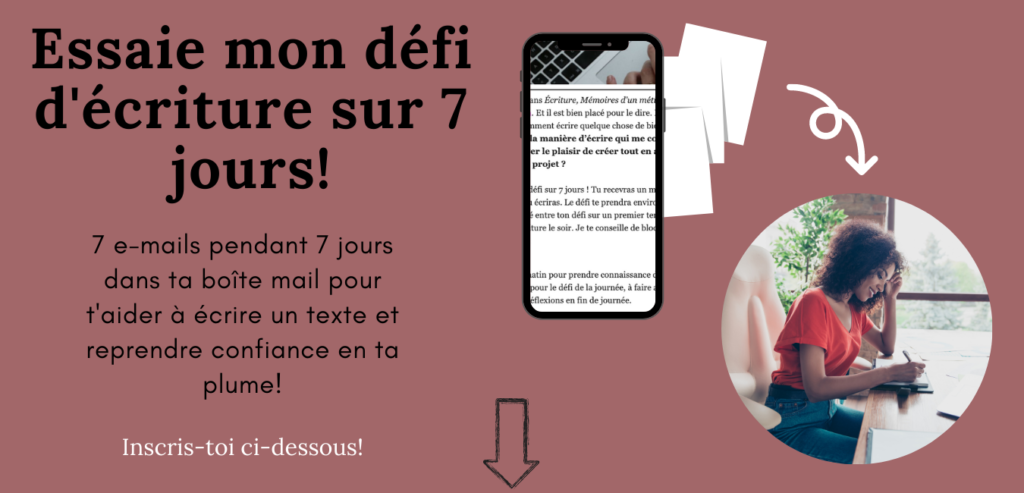 écriture sereine 