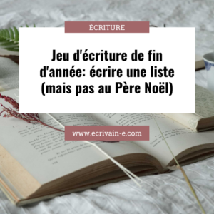 Jeu d'écriture